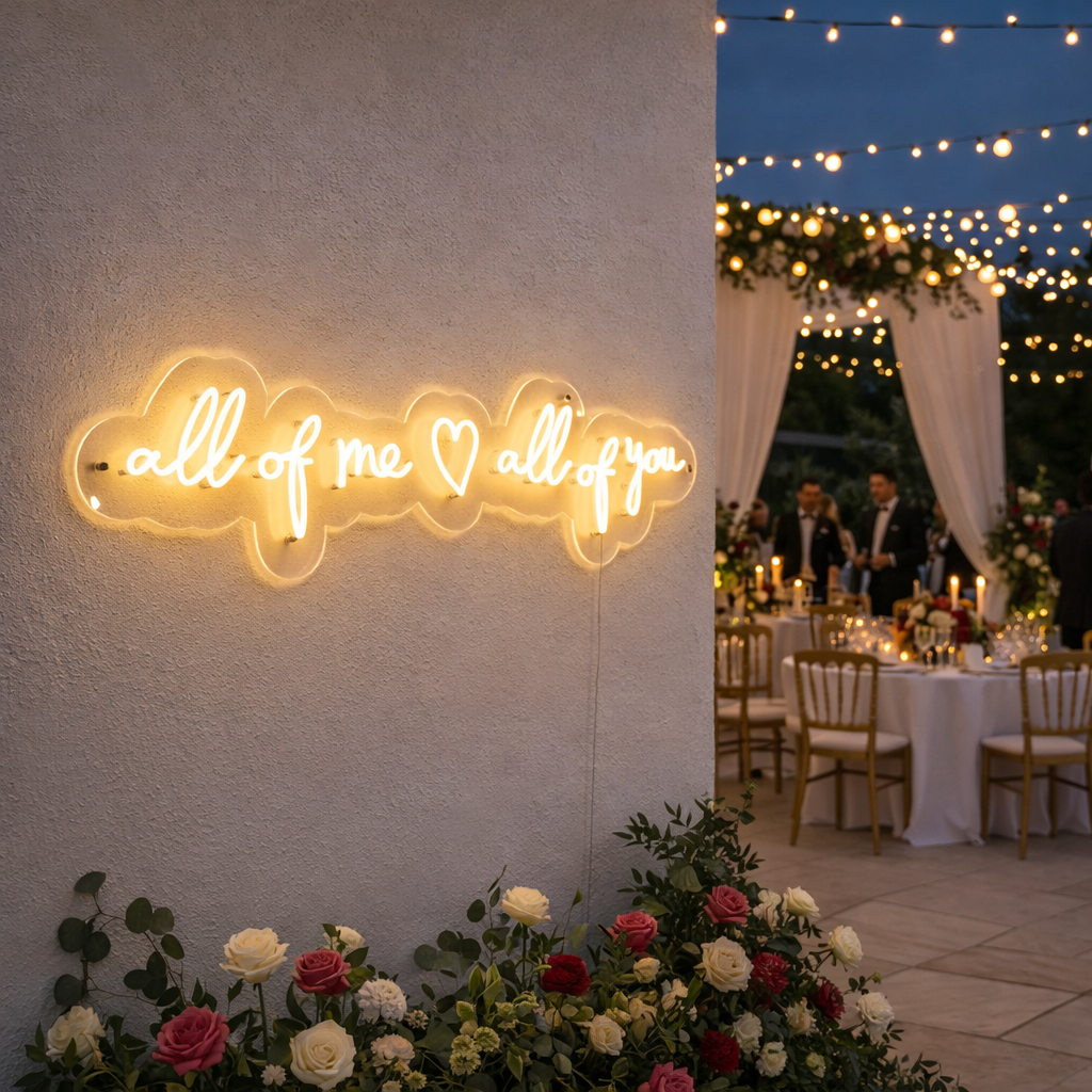 All Of Me All Of You Neon Sign