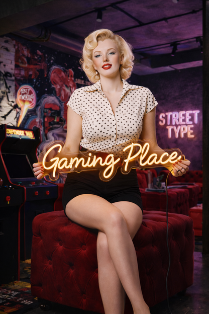 Custom Neon Business Signs - Salon And gaming Shops