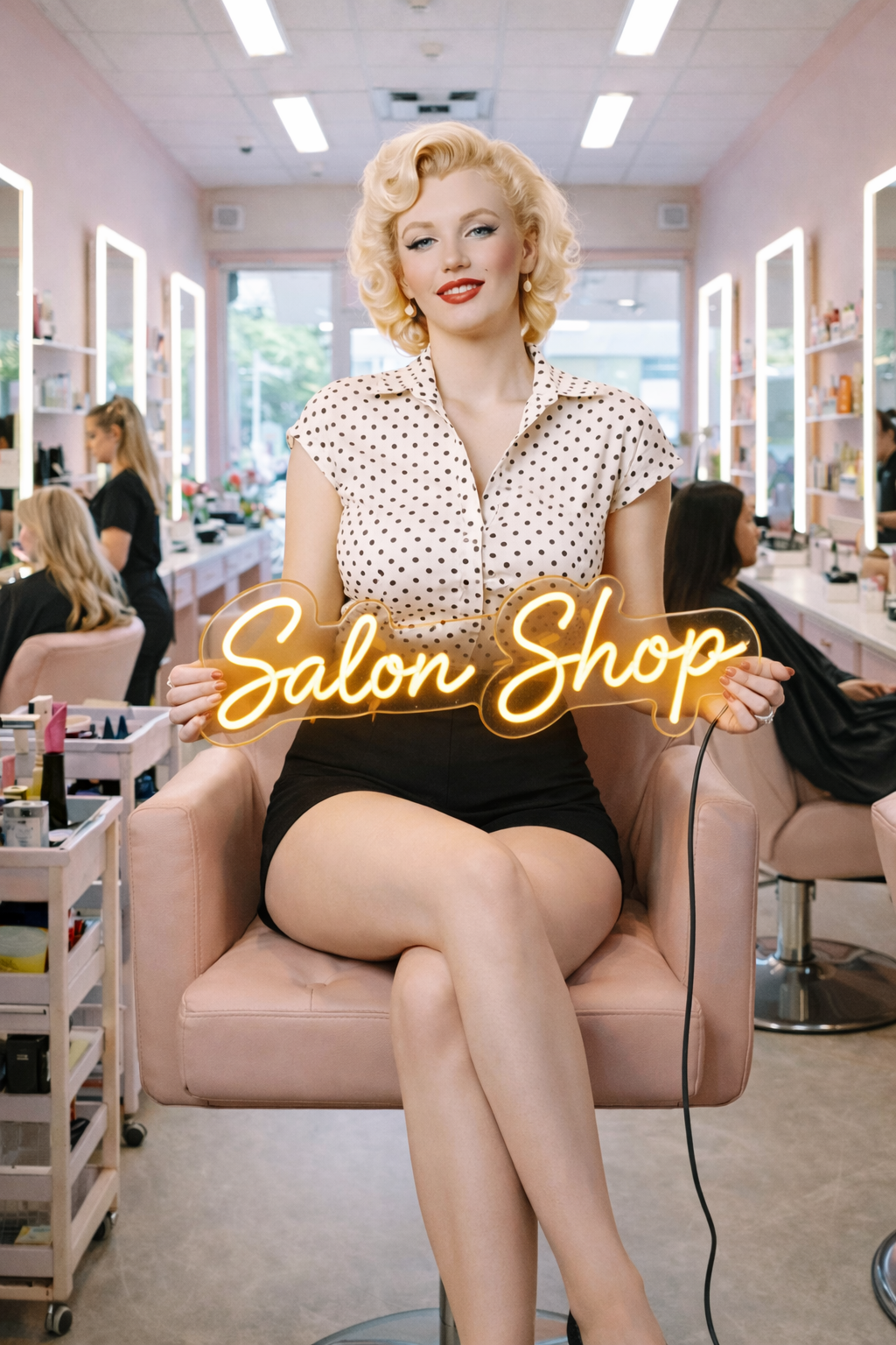 Custom Neon Business Signs - Salon And gaming Shops